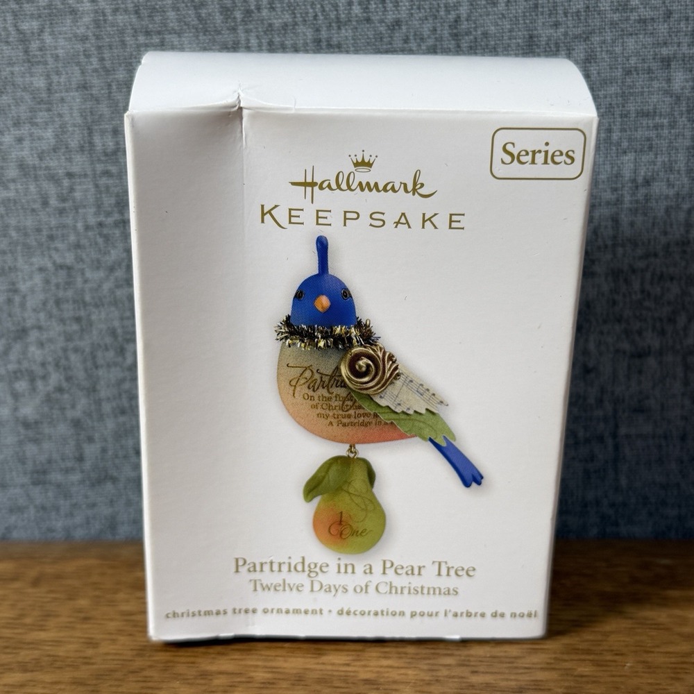 New Hallmark Partridge In A Pear Tree Bird #1 2011 Keepsake Christmas Ornament